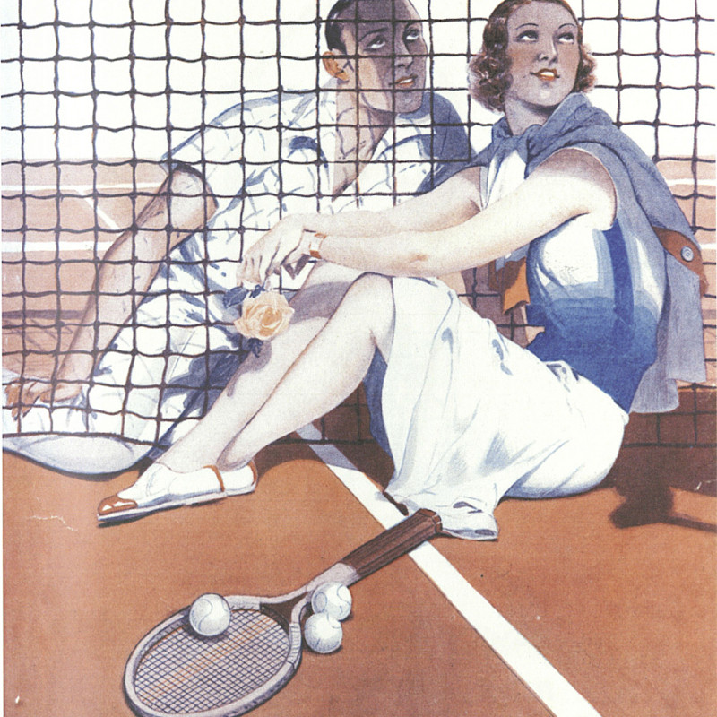Le tennis comme sport de flirt