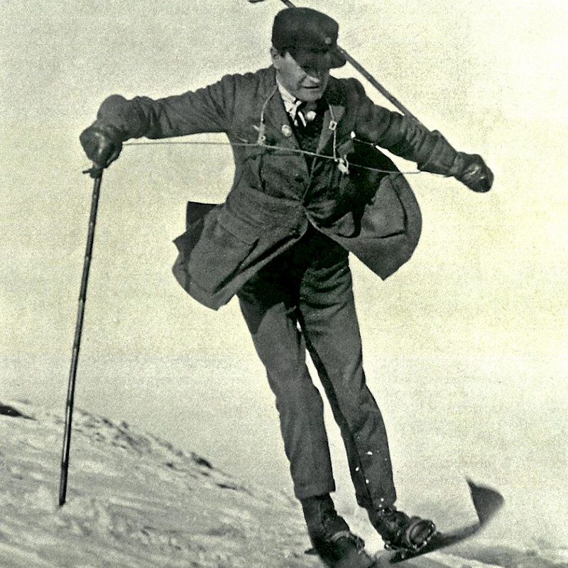 Un pionnier des courses de ski alpin