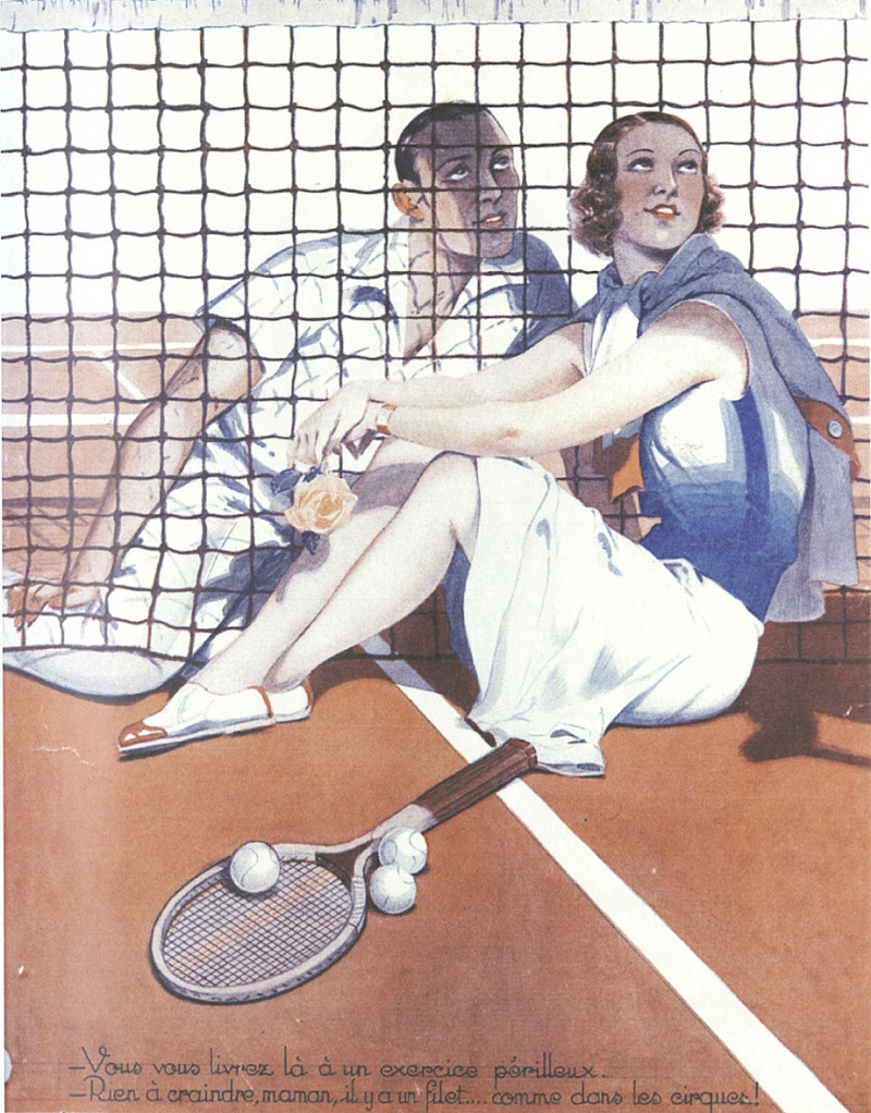 Tennis als Flirtsport